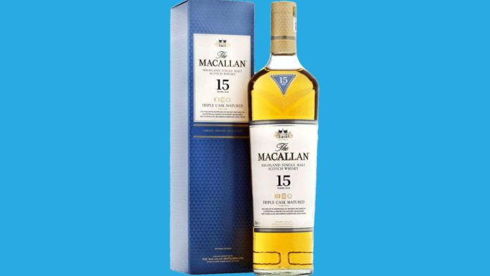 Macallan 15 Años Triple Cask escocés Revisión